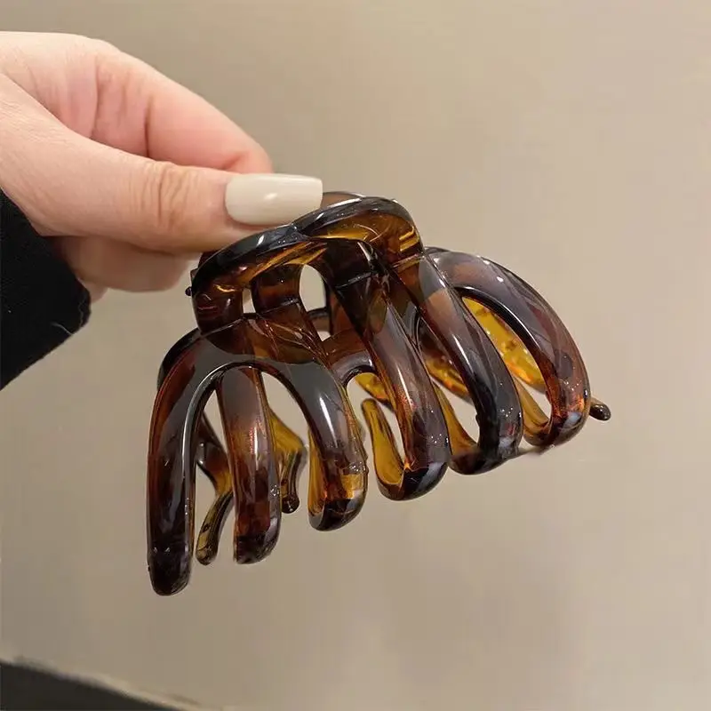 Frosted Hair Clip for Large Shark Back Head Disc