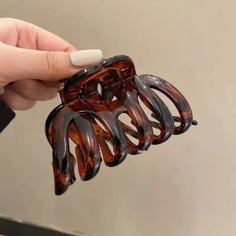 Frosted Hair Clip for Large Shark Back Head Disc