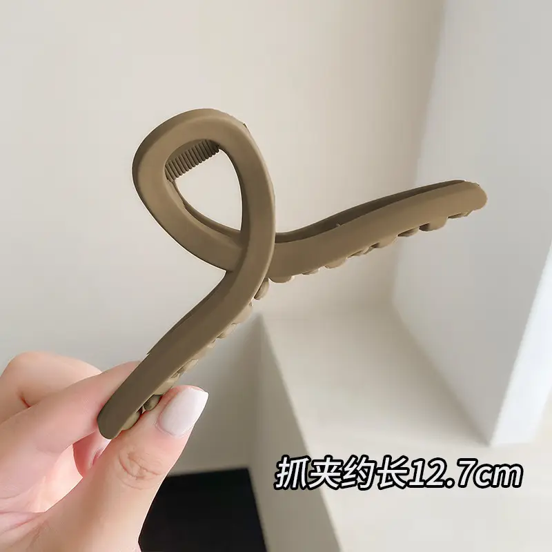 Frosted Hair Clip for Large Shark Back Head Disc