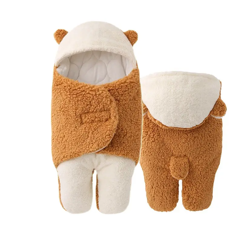 Anti-Kick Baby Sleeping Bag Blue Cotton Winter Warm - Image 10