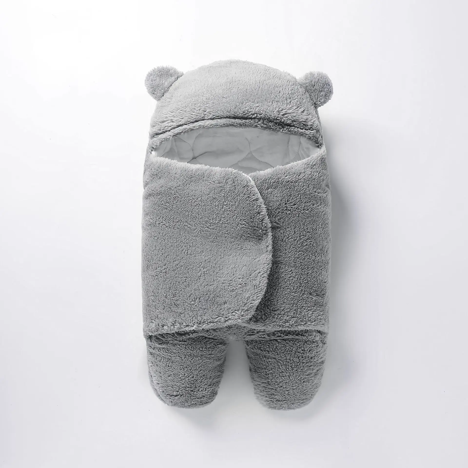 Anti-Kick Baby Sleeping Bag Blue Cotton Winter Warm - Image 17