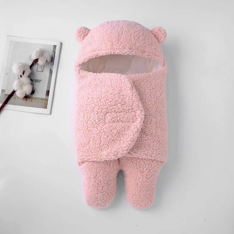 Anti-Kick Baby Sleeping Bag Blue Cotton Winter Warm - Image 2