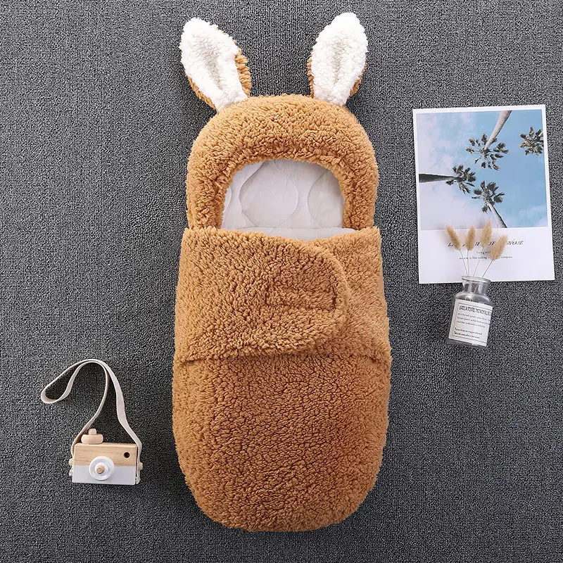Anti-Kick Baby Sleeping Bag Blue Cotton Winter Warm - Image 22