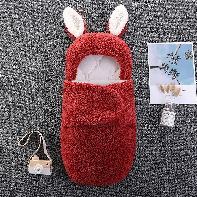 Anti-Kick Baby Sleeping Bag Blue Cotton Winter Warm - Image 23