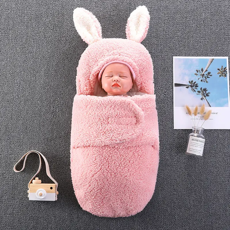Anti-Kick Baby Sleeping Bag Blue Cotton Winter Warm - Image 24