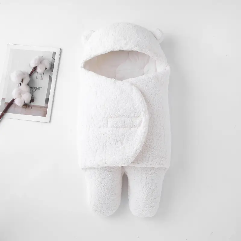 Anti-Kick Baby Sleeping Bag Blue Cotton Winter Warm - Image 5