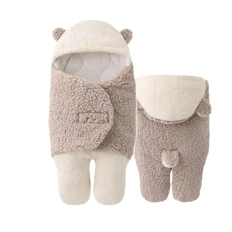 Anti-Kick Baby Sleeping Bag Blue Cotton Winter Warm - Image 9