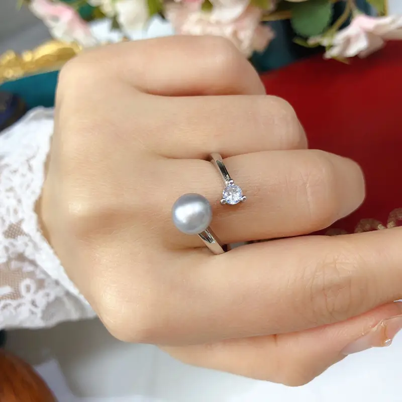 Freshwater Pearl Ring for Women Simple Design Elegant Jewelry - Image 6