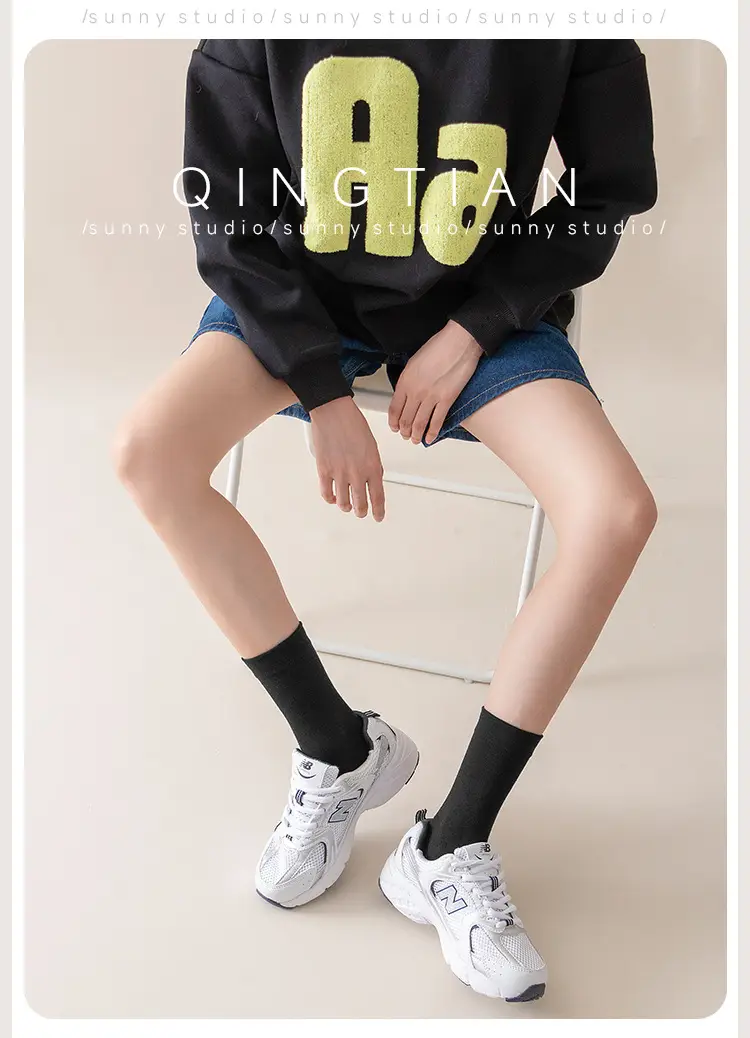 New Women's Cotton Socks, Deodorant and Breathable Mid-Calf Socks, Loose Mouth Confinement Socks, Sweat-Absorbent and Antibacterial Women's Pile Socks That Do Not Tighten the Feet — feature 14