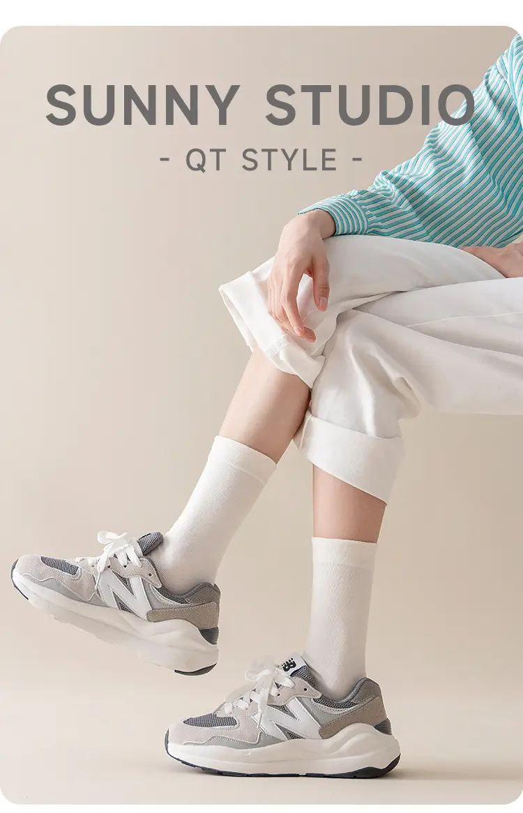 New Women's Cotton Socks, Deodorant and Breathable Mid-Calf Socks, Loose Mouth Confinement Socks, Sweat-Absorbent and Antibacterial Women's Pile Socks That Do Not Tighten the Feet — feature 2