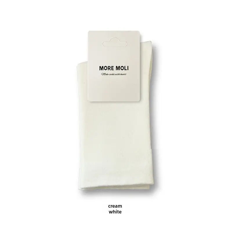 New Women's Cotton Socks, Deodorant and Breathable Mid-Calf Socks, Loose Mouth Confinement Socks, Sweat-Absorbent and Antibacterial Women's Pile Socks That Do Not Tighten the Feet