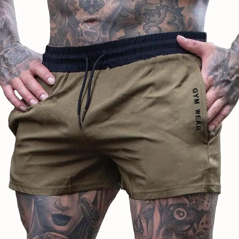 Men's Black Quick-Drying Marathon Shorts Eurasian Double Size