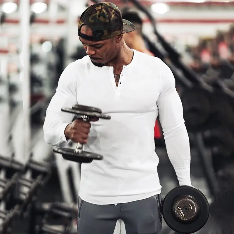 Men Black Long Sleeve V-Neck T-Shirt XXXL