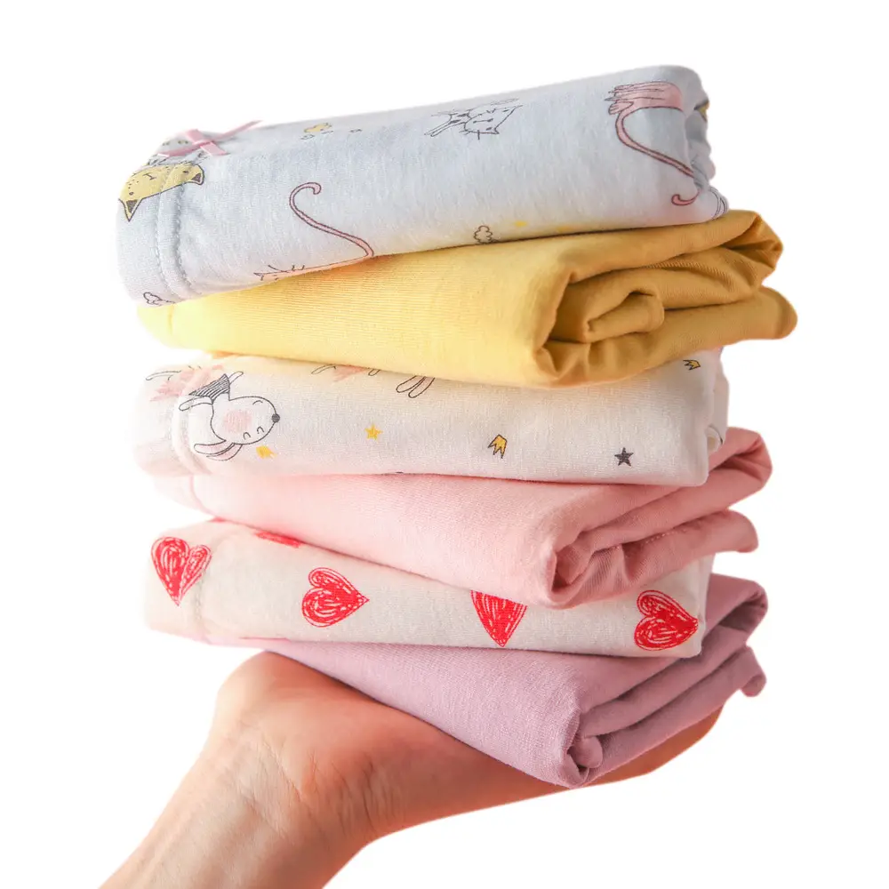 Girls Cotton Boxer Pants A Size 3 Pack - Image 10