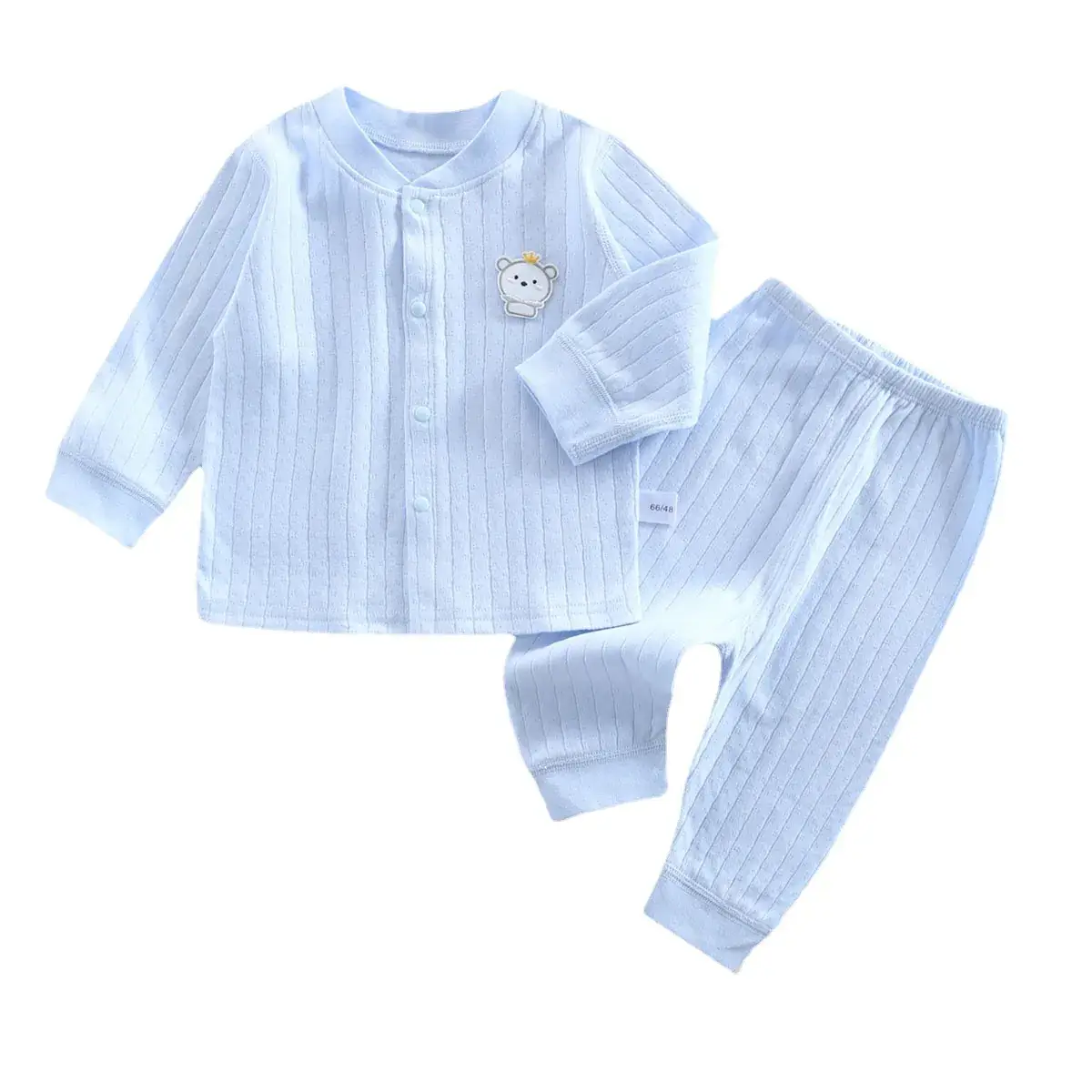 Spring Cotton Baby Split Suit Long Sleeve Base Clothes Boys Girls - Image 15