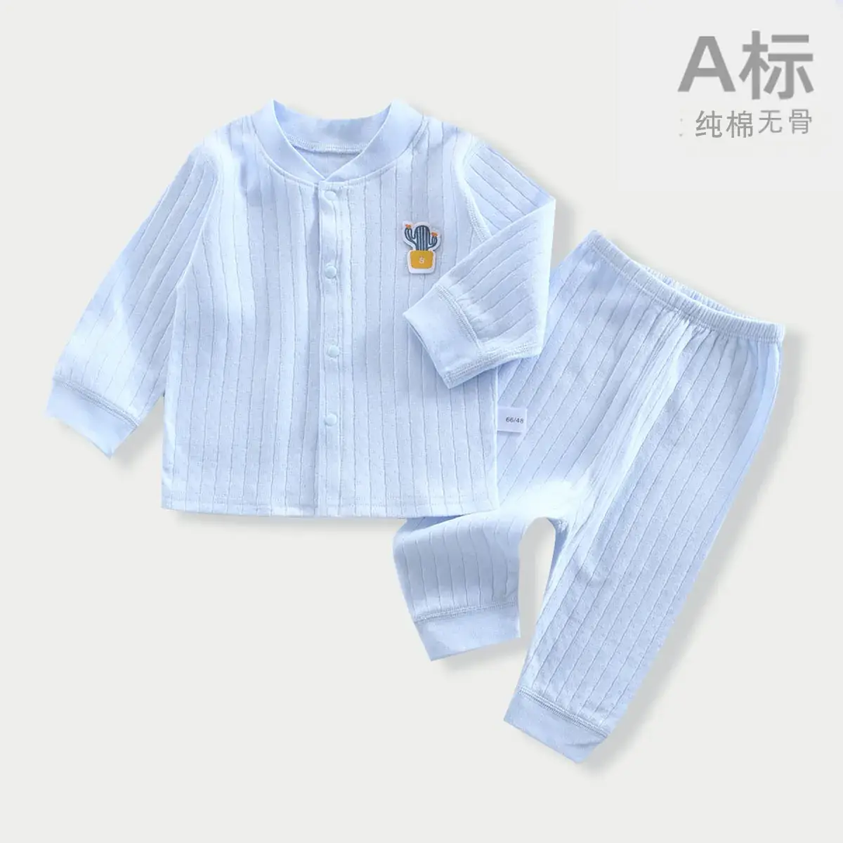 Spring Cotton Baby Split Suit Long Sleeve Base Clothes Boys Girls - Image 8