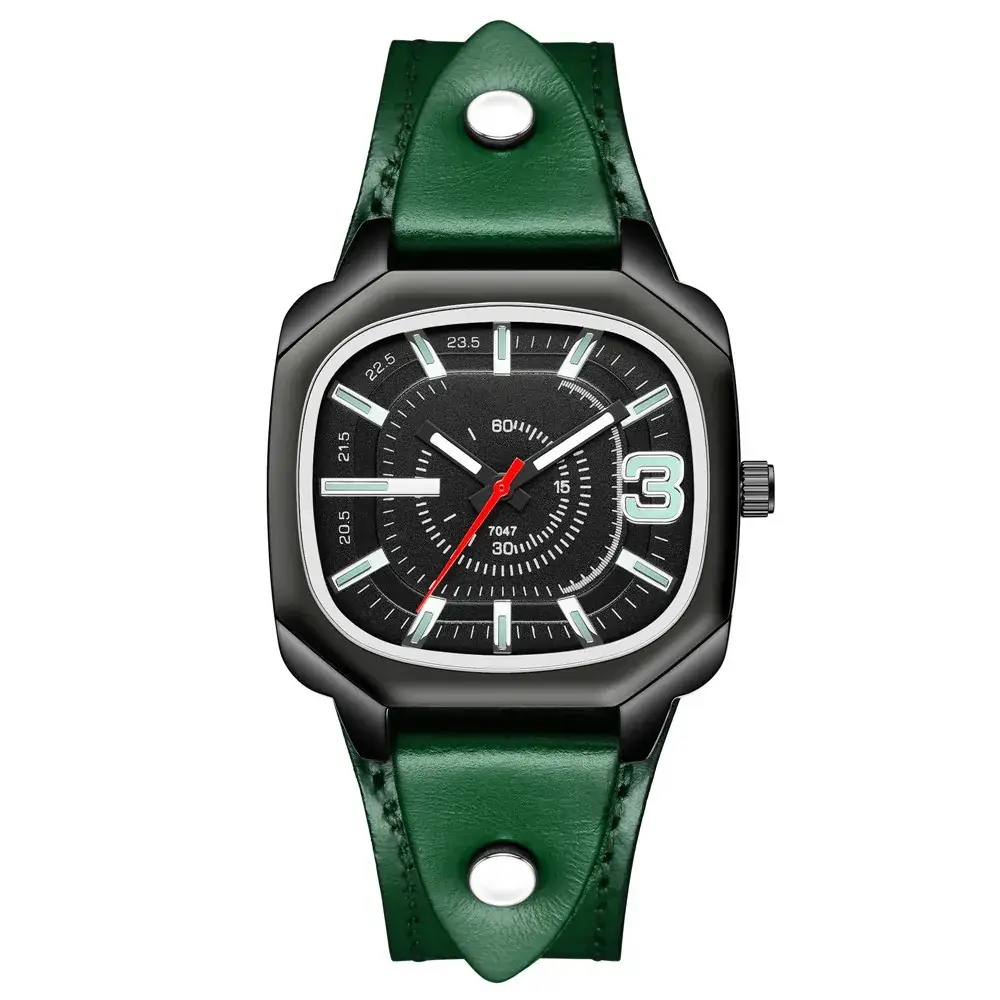 Black Square Digital Scale Watch for Men Women - Image 4