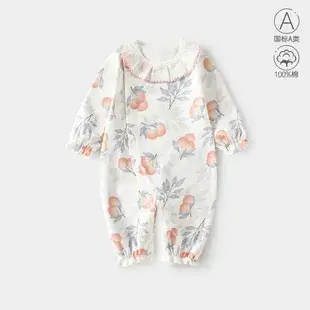 Baby's Cotton Floral Jumpsuit Spring Autumn — feature 1
