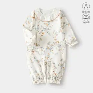 Baby's Cotton Floral Jumpsuit Spring Autumn — feature 2