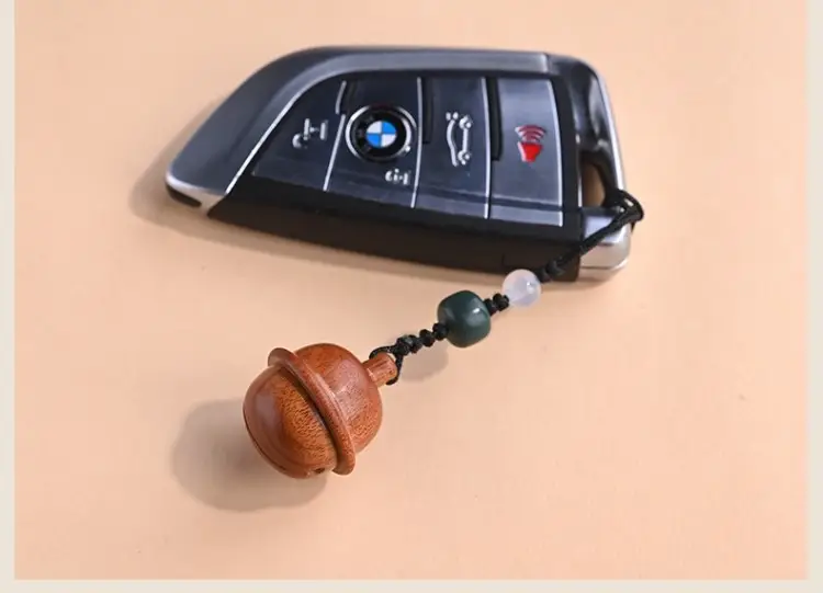 Sandalwood Bell Pendant Mobile Phone Chain Pendant — feature 17