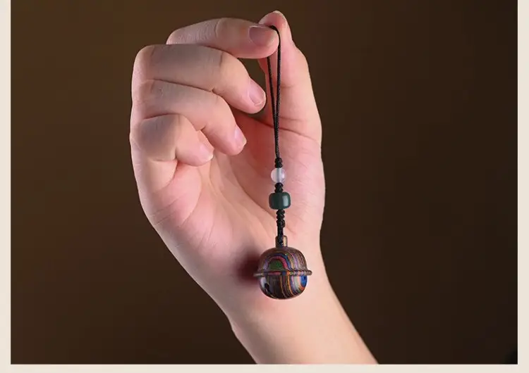 Sandalwood Bell Pendant Mobile Phone Chain Pendant — feature 28