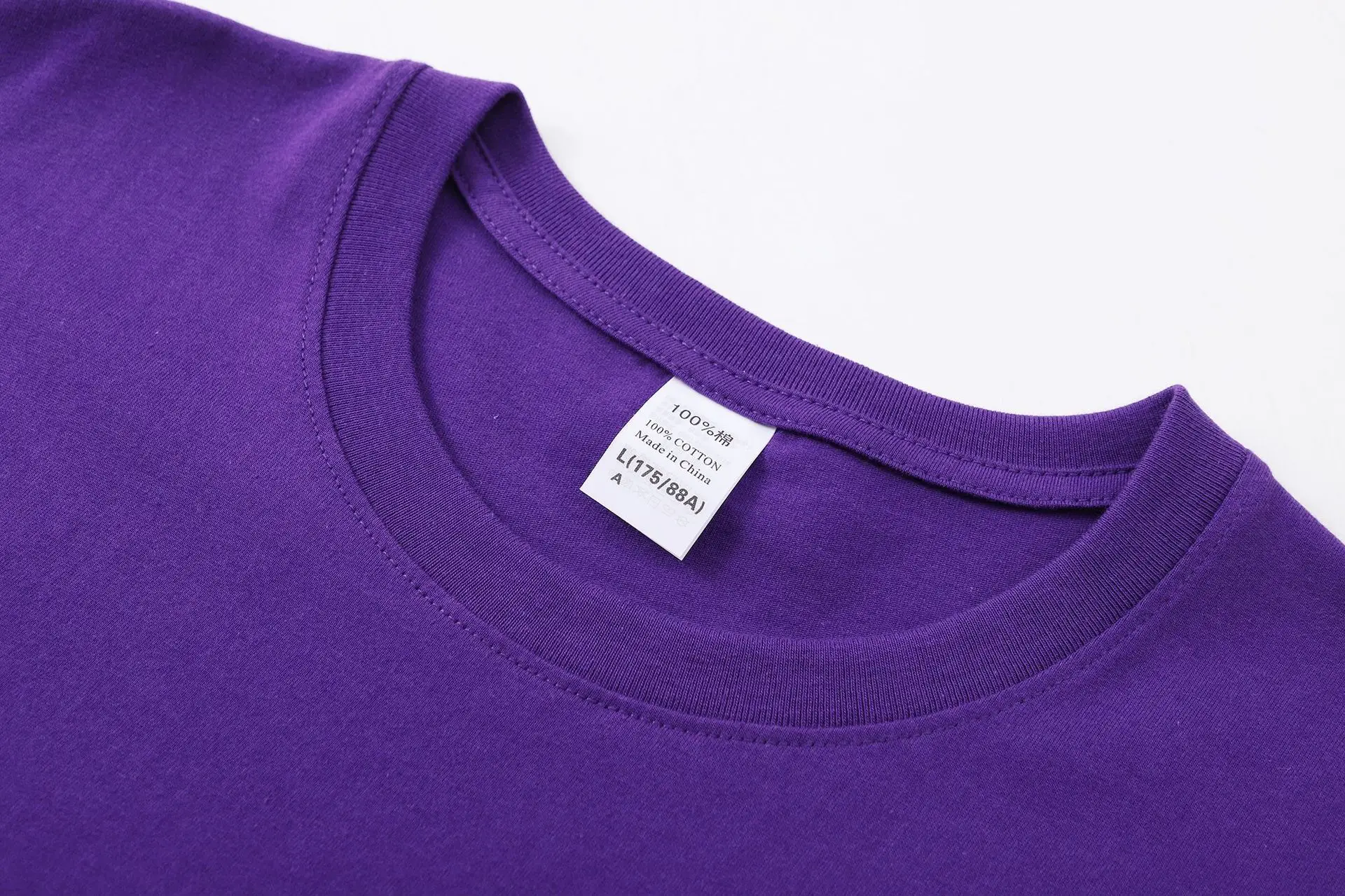 Pure Cotton T-Shirt Gray Round Neck Short Sleeve — feature 17