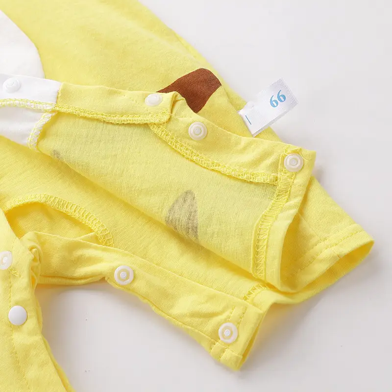 Baby Cow Print Romper Suit Spring Autumn Cute Jumpsuit - Image 5