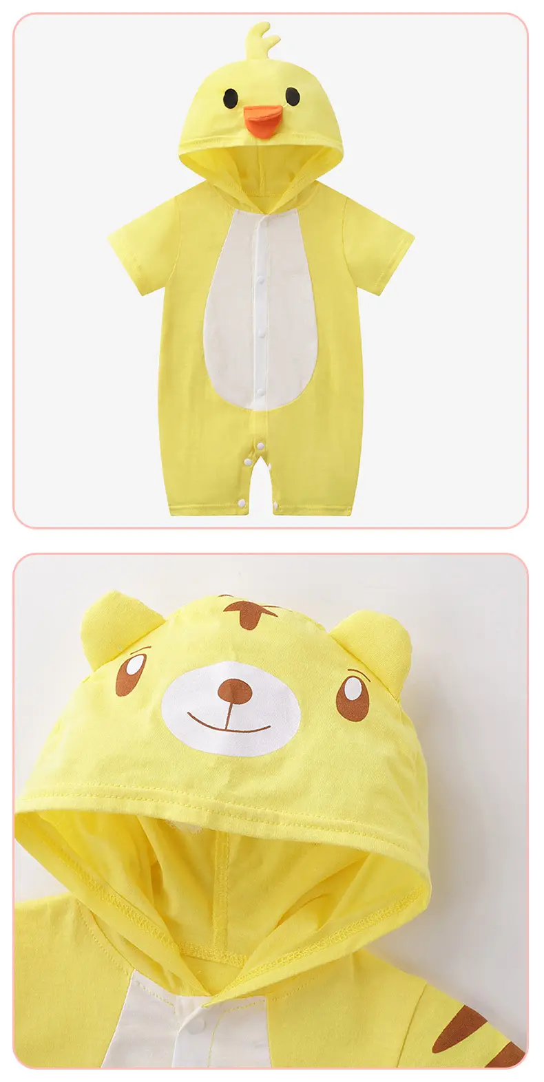 Baby Cow Print Romper Suit Spring Autumn Cute Jumpsuit — feature 10