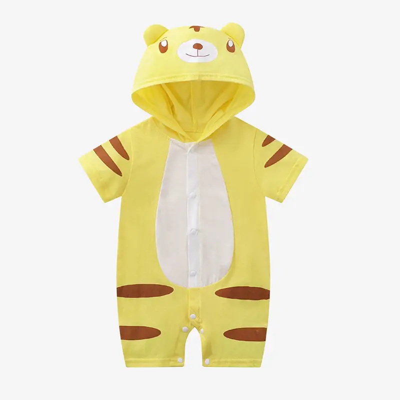Baby Cow Print Romper Suit Spring Autumn Cute Jumpsuit - Image 2