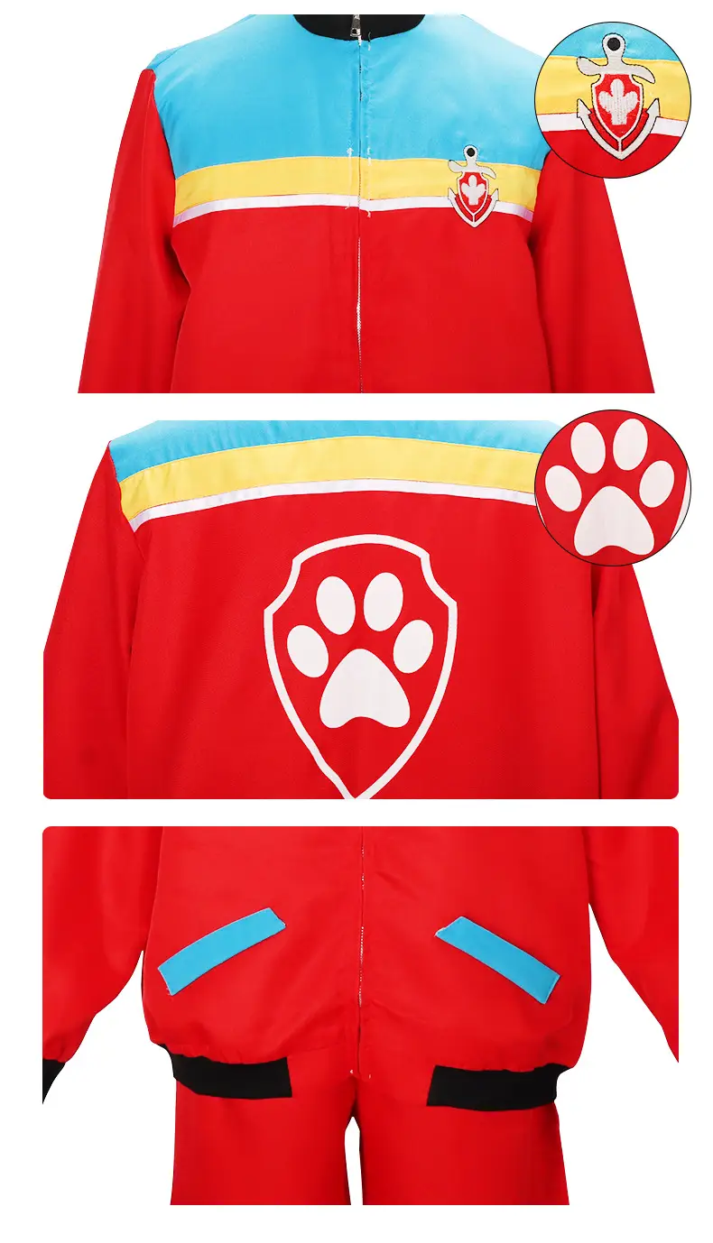 Captain Ryder Vest Red White Blue Kids Vest — feature 13