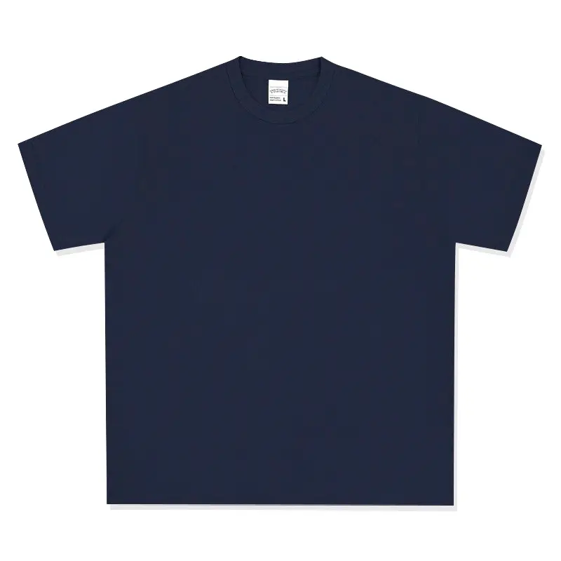 Cross-Border Heavyweight Cotton T-Shirt Grey 260g - Image 10
