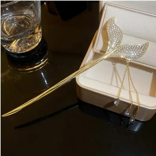 Antique Pearl Tassel Hairpin for Women - Image 13