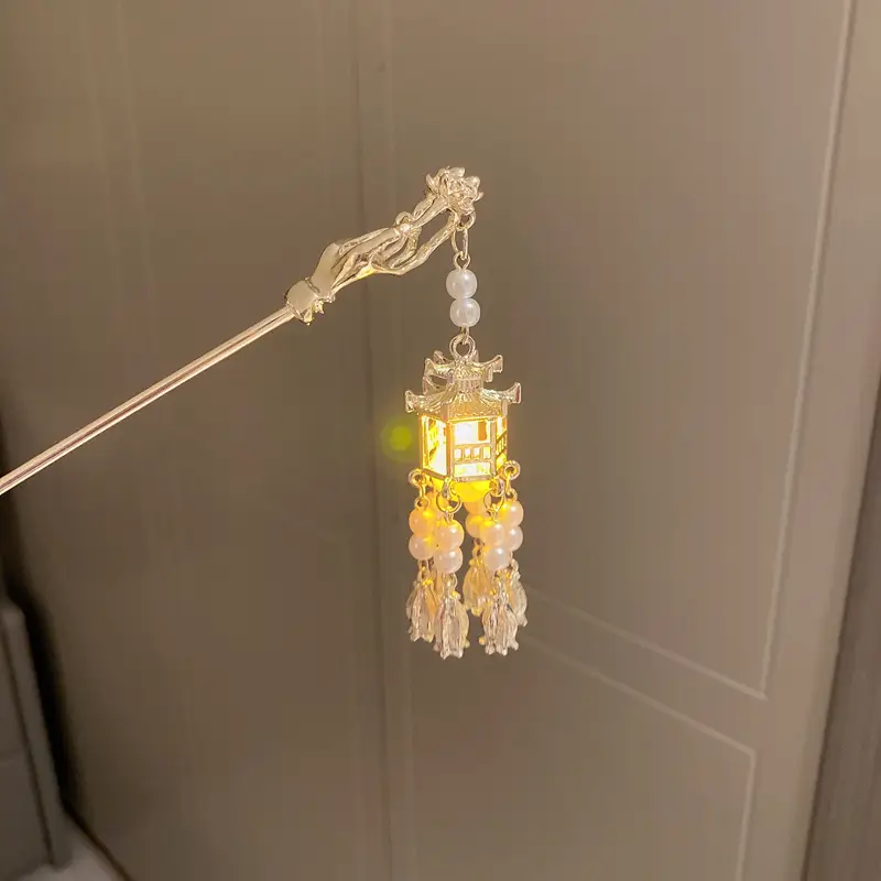 Antique Pearl Tassel Hairpin for Women - Image 2