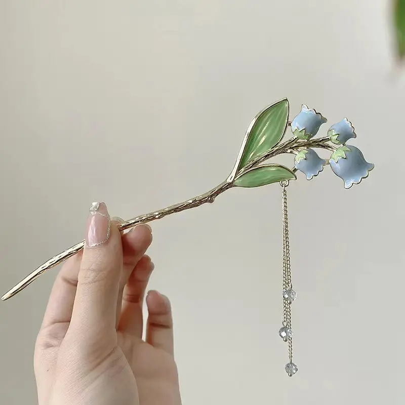 Antique Pearl Tassel Hairpin for Women - Image 6