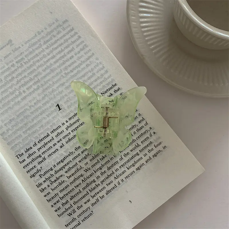Fairy Butterfly Acrylic Hair Clip for Women