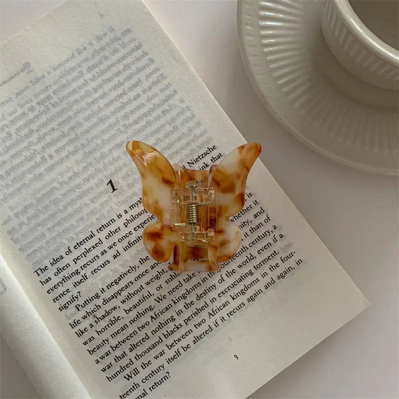 Fairy Butterfly Acrylic Hair Clip for Women