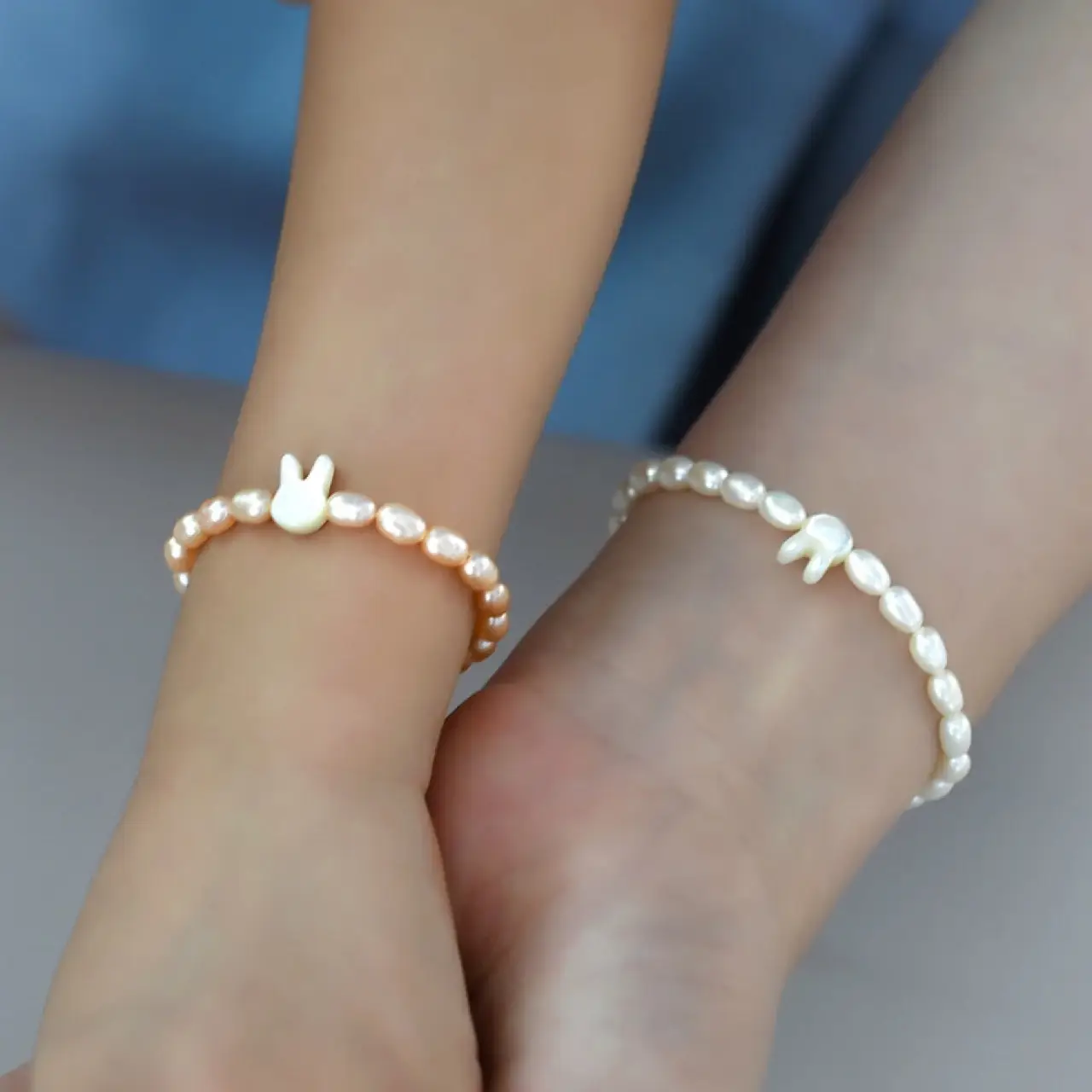 White Butterfly Pearl Bracelet for Girls — feature 7
