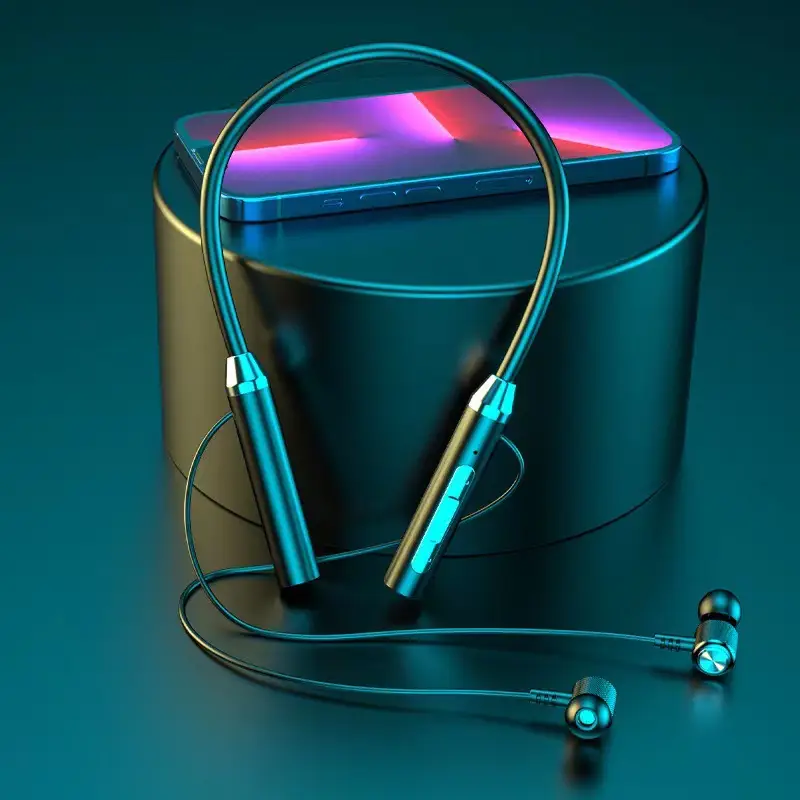 Bluetooth Headset Wireless Neck Hanging Sports Binaural In-Ear - Image 6