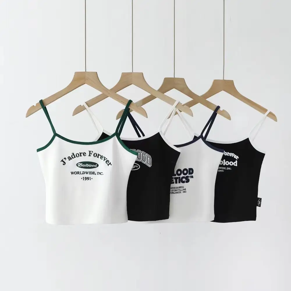 Badbloody Embroidered Camisole Black Slim Fit - Image 7