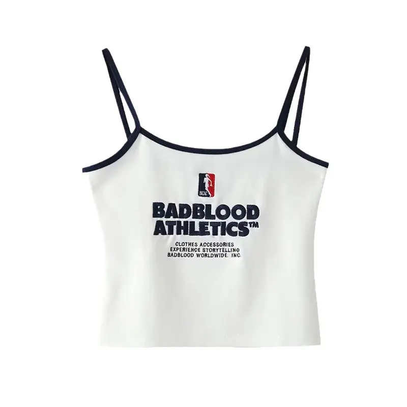 Badbloody Embroidered Camisole Black Slim Fit - Image 8