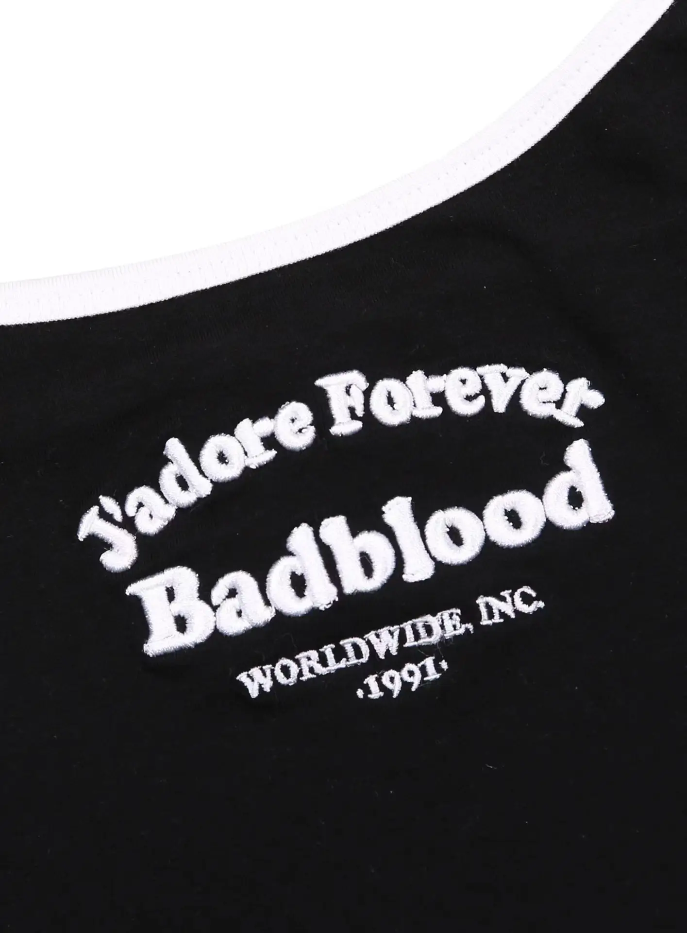 Badbloody Embroidered Camisole Black Slim Fit — feature 11