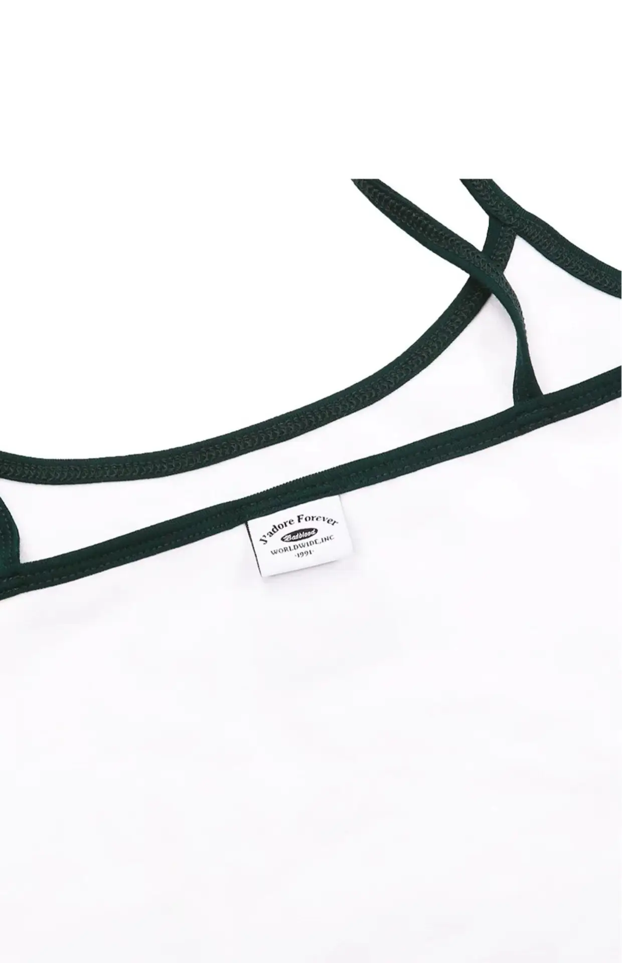 Badbloody Embroidered Camisole Black Slim Fit — feature 9