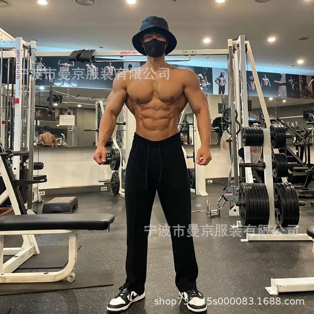American Grey Straight Fit Fitness Pants for Men — feature 14