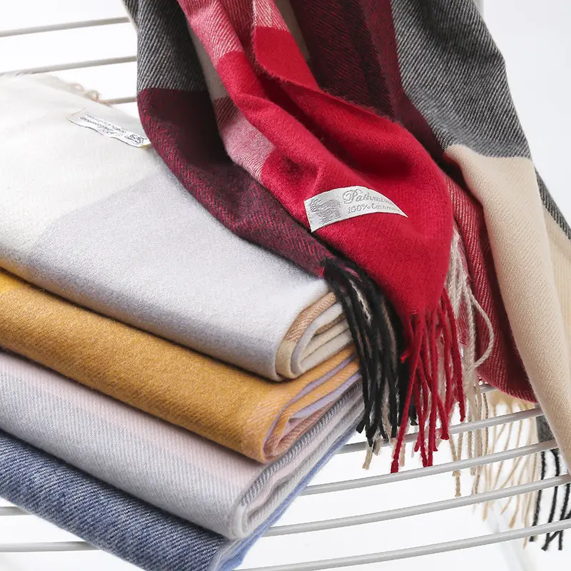 New Thickened Plaid Cashmere Scarf for Women - Image 24