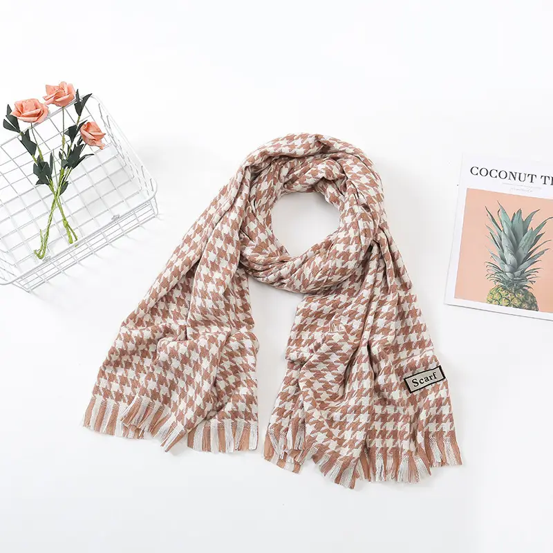 New Thickened Plaid Cashmere Scarf for Women - Image 20
