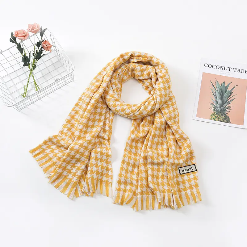 New Thickened Plaid Cashmere Scarf for Women - Image 21