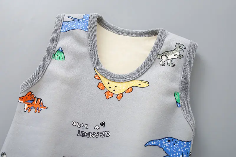 2025 Winter Fleece Sleeveless Vest for Kids Pink — feature 14