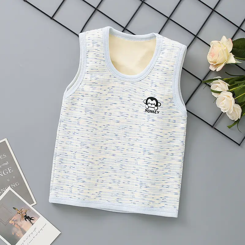 2025 Winter Fleece Sleeveless Vest for Kids Pink — feature 7