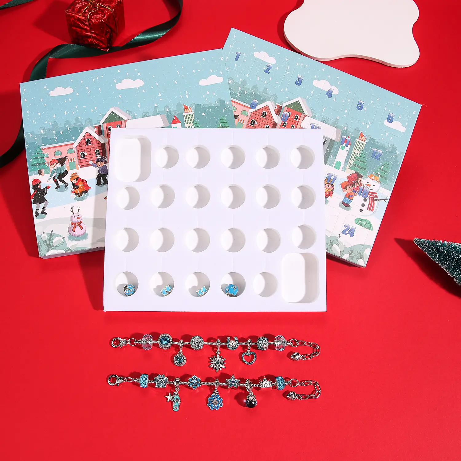 Christmas Jewelry Set with Countdown & Gift Box - Image 7