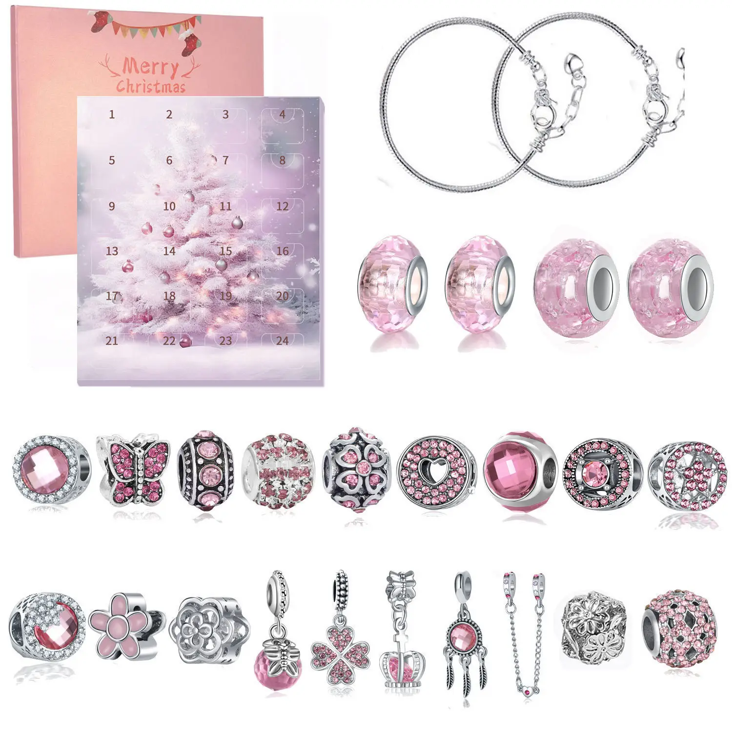 Christmas Jewelry Set with Countdown & Gift Box - Image 4